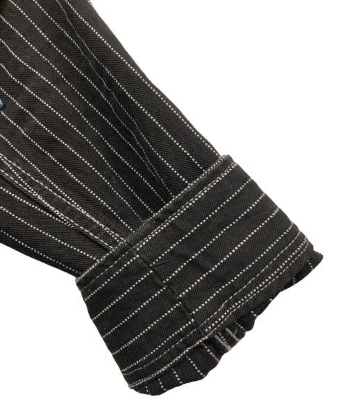 SCHOTT BROS.（ショット）SCHOTT BROS. (ショット) 硫化染 オールドヒッコリー ワークジャケット ブラック×ホワイト サイズ:Lの古着・服飾アイテム
