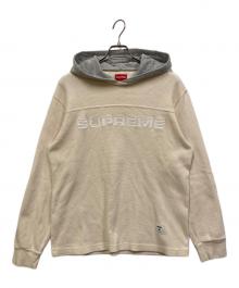 SUPREME（シュプリーム）の古着「Hooded Waffle Ringer」｜アイボリー