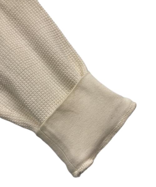 SUPREME（シュプリーム）Supreme (シュプリーム) Hooded Waffle Ringer アイボリー サイズ:Lの古着・服飾アイテム