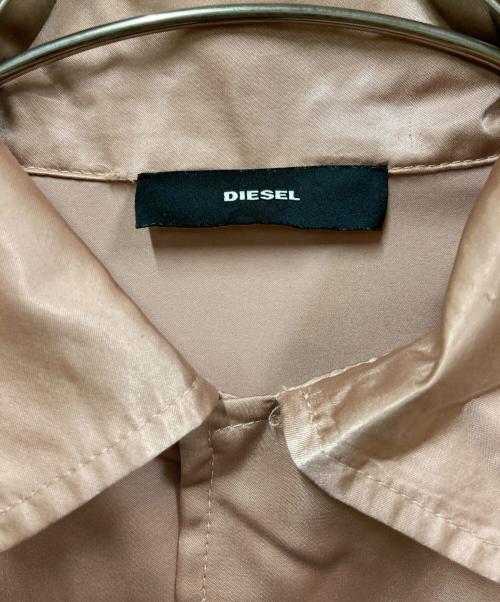 DIESEL（ディーゼル）DIESEL (ディーゼル) サテンボーリングシャツ/フラミンゴ ピンク サイズ:Lの古着・服飾アイテム
