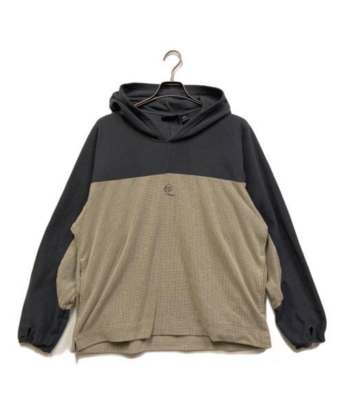 Patagonia（パタゴニア）Patagonia (パタゴニア) Rhythm Lost arrow pullover グレー×アイボリー サイズ:Sの古着・服飾アイテム