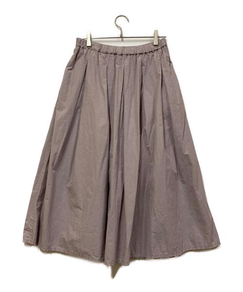 KAGURE（カグレ）kagure (カグレ) コットンシルクタックスカート パープル サイズ:FREEの古着・服飾アイテム