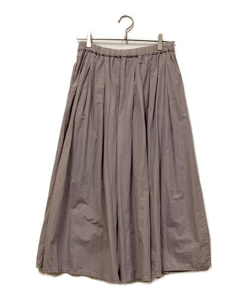 KAGURE（カグレ）kagure (カグレ) コットンシルクタックスカート パープル サイズ:FREEの古着・服飾アイテム