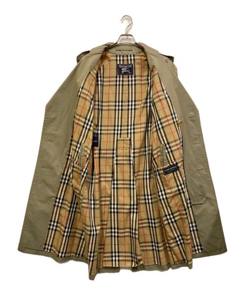 Burberry's（バーバリー）Burberry's (バーバリー) 裏ノバチェックトレンチコート 玉虫色 サイズ:44の古着・服飾アイテム