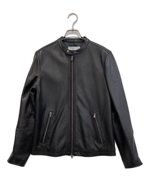 HIGH STREET（ハイ ストリート）HIGH STREET (ハイ ストリート) ラムレザーライダースジャケット ブラック サイズ:Sの古着・服飾アイテム