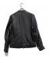 HIGH STREET (ハイ ストリート) ラムレザーライダースジャケット ブラック サイズ:S：9000円