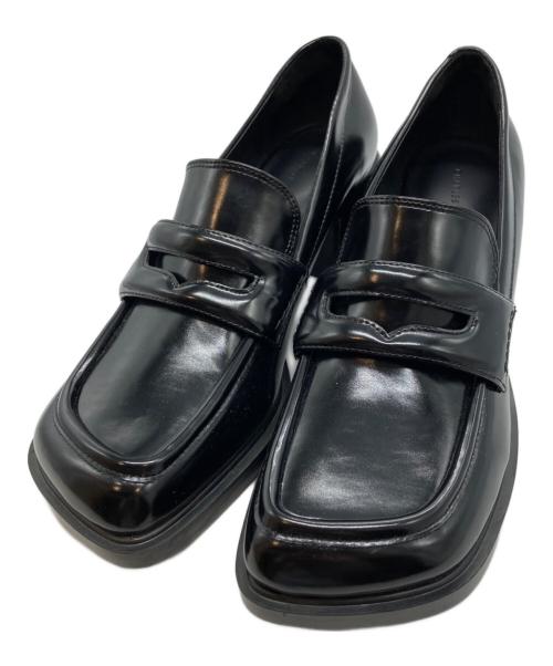 CHARLES & KEITH（チャールズアンドキース）CHARLES & KEITH (チャールズアンドキース) ペニーローファー ブラック サイズ:38の古着・服飾アイテム