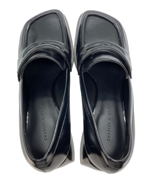 CHARLES & KEITH（チャールズアンドキース）CHARLES & KEITH (チャールズアンドキース) ペニーローファー ブラック サイズ:38の古着・服飾アイテム