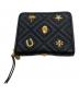 TORY BURCH (トリーバーチ) フレミングチャーム・キルティングウォレット ブラック：5000円