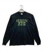 BAPE BY A BATHING APEベイプバイアベイシングエイプ）の古着「カモフラロゴTee」｜ブラック
