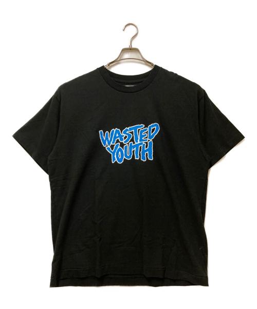 WASTED YOUTH（ウェイステッドユース）Wasted Youth (ウェイステッドユース) プリントTシャツ ブラック サイズ:XXLの古着・服飾アイテム