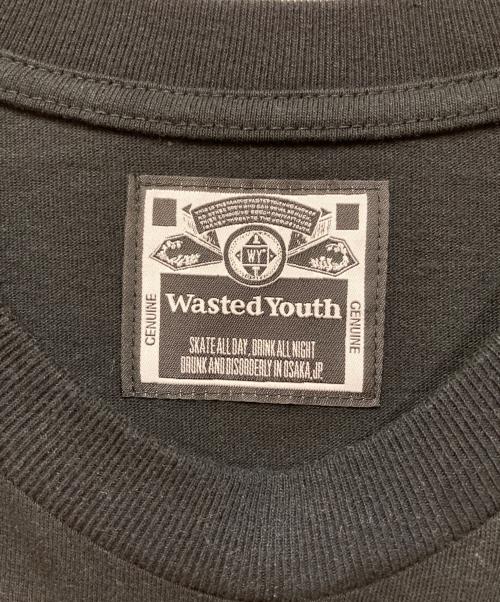WASTED YOUTH（ウェイステッドユース）Wasted Youth (ウェイステッドユース) プリントTシャツ ブラック サイズ:XXLの古着・服飾アイテム