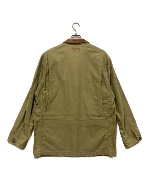 Marllboro Classic（マルボロクラシック）Marllboro Classic (マルボロクラシック) 90s レザーカラーカバーオール ベージュ サイズ:Lの古着・服飾アイテム
