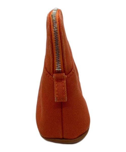 HERMES（エルメス）HERMES (エルメス) ボリードポーチ16 オレンジの古着・服飾アイテム