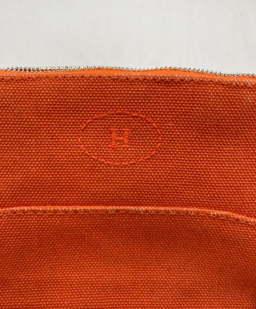 HERMES（エルメス）HERMES (エルメス) ボリードポーチ16 オレンジの古着・服飾アイテム