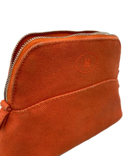 HERMES（エルメス）HERMES (エルメス) ボリードポーチ16 オレンジの古着・服飾アイテム