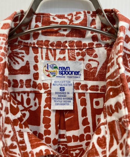 reyn spooner（レイン スプナー）reyn spooner (レイン スプナー) アロハシャツ オレンジ サイズ:Sの古着・服飾アイテム