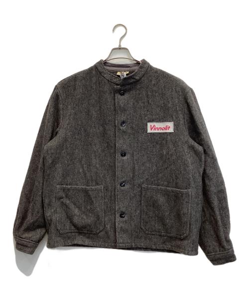 EURO VINTAGE（ユーロヴィンテージ）Euro Vintage (ユーロヴィンテージ) ウールプリズナージャケット グレー サイズ:54の古着・服飾アイテム