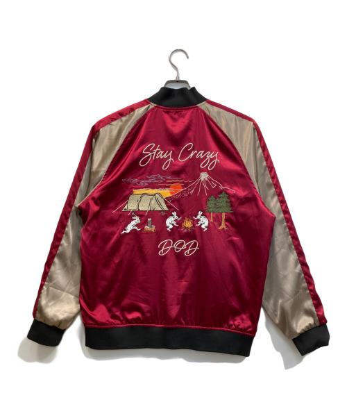 DOD（ディーオーディー）DOD (ディーオーディー) リバーシブルスカジャン ブラック×レッド サイズ:Mの古着・服飾アイテム