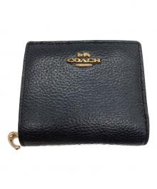COACH（コーチ）の古着「コンパクトウォレット」｜ネイビー