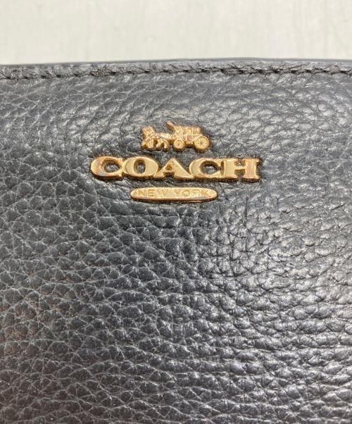 COACH（コーチ）COACH (コーチ) コンパクトウォレット ネイビーの古着・服飾アイテム