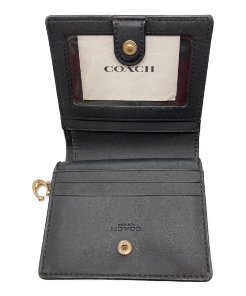 COACH（コーチ）COACH (コーチ) コンパクトウォレット ネイビーの古着・服飾アイテム