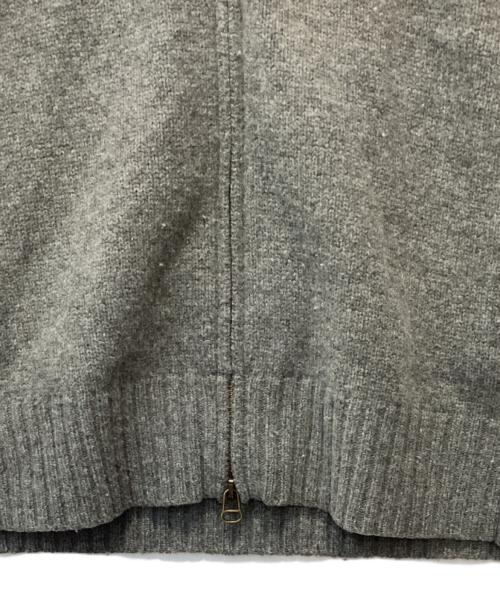 POLO RALPH LAUREN（ポロ・ラルフローレン）POLO RALPH LAUREN (ポロ・ラルフローレン) ビッグポニードライバーズニット グレー サイズ:Mの古着・服飾アイテム