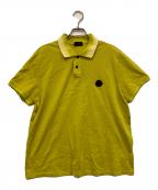 MONCLERモンクレール）の古着「MAGLIA POLO MANICA CORTA」｜イエロー