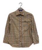 Burberry'sバーバリーズ）の古着「ノバチェックシャツ」｜ブラウン