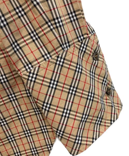 Burberry's（バーバリーズ）Burberry's (バーバリーズ) ノバチェックシャツ ブラウン サイズ:38の古着・服飾アイテム