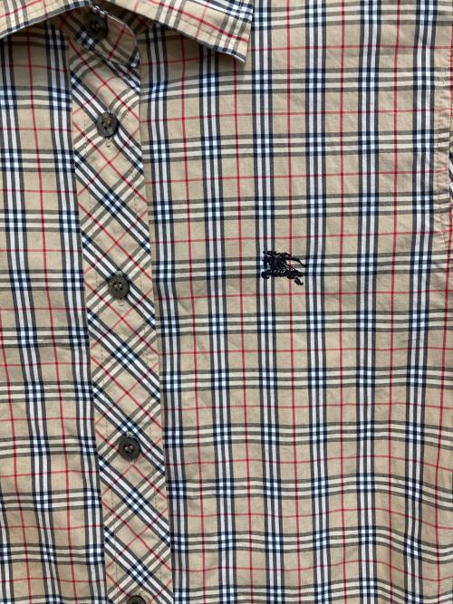 Burberry's（バーバリーズ）Burberry's (バーバリーズ) ノバチェックシャツ ブラウン サイズ:38の古着・服飾アイテム