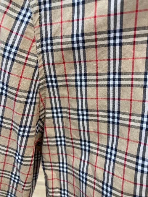 Burberry's（バーバリーズ）Burberry's (バーバリーズ) ノバチェックシャツ ブラウン サイズ:38の古着・服飾アイテム