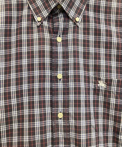 Burberry's（バーバリーズ）Burberry's (バーバリーズ) チェックシャツ ホワイト×ネイビー サイズ:Lの古着・服飾アイテム