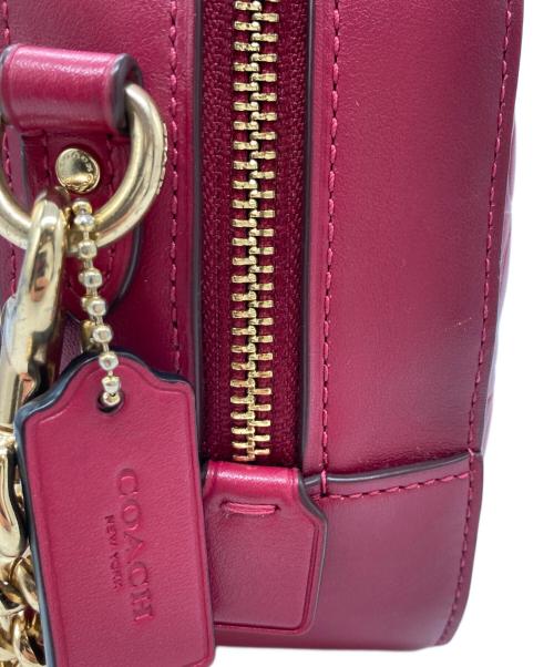 COACH（コーチ）COACH (コーチ) シグネチャーショルダーバッグ ピンクの古着・服飾アイテム