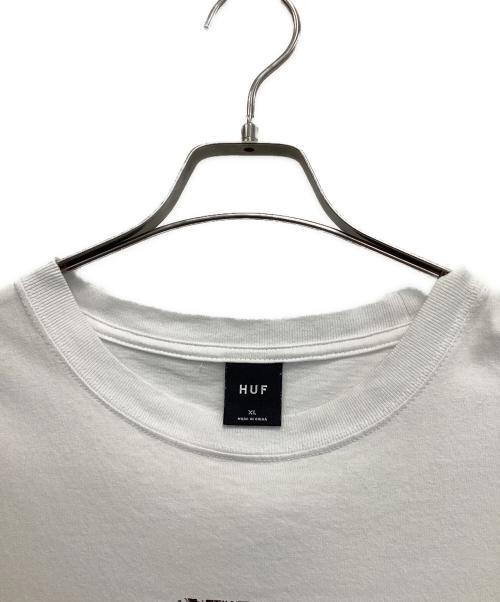 HUF（ハフ）HUF (ハフ) プリントTシャツ ホワイト サイズ:XLの古着・服飾アイテム