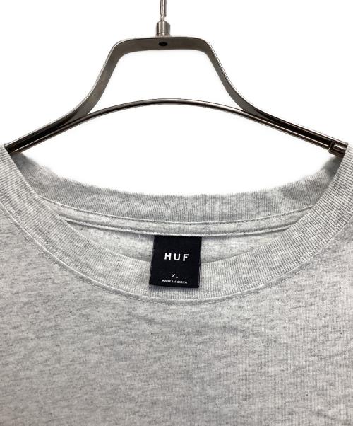 HUF（ハフ）HUF (ハフ) ロゴTシャツ グレー サイズ:XLの古着・服飾アイテム