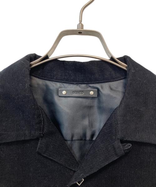 MINEDENIM（マインデニム）MINEDENIM (マインデニム) Narrow Corduroy Western Open Collar SH ブラック サイズ:1の古着・服飾アイテム