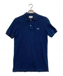 LACOSTE（ラコステ）の古着「インティゴ染めポロシャツ」｜ブルー