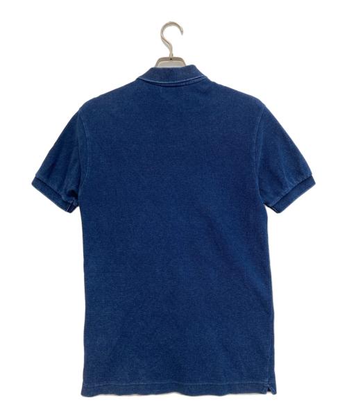 LACOSTE（ラコステ）LACOSTE (ラコステ) インティゴ染めポロシャツ ブルー サイズ:Sの古着・服飾アイテム