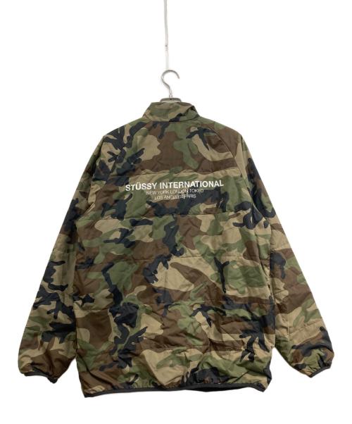 stussy（ステューシー）stussy (ステューシー) リバーシブルジャケット グリーン サイズ:XLの古着・服飾アイテム