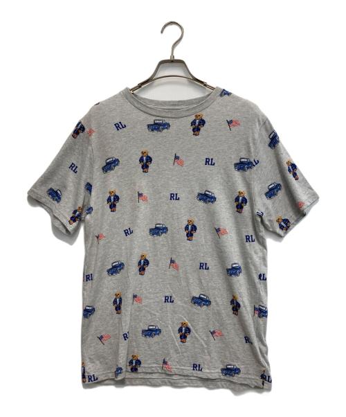 POLO（ポロ）POLO (ポロ) ポロベアプリントTシャツ グレー サイズ:XL（ｷｯｽﾞ規格）の古着・服飾アイテム
