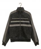 adidasアディダス）の古着「アディカラー ファースト ブラックデニム トラックトップ」｜ブラック