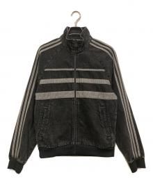 adidas（アディダス）の古着「アディカラー ファースト ブラックデニム トラックトップ」｜ブラック