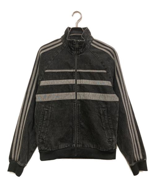 adidas（アディダス）adidas (アディダス) アディカラー ファースト ブラックデニム トラックトップ ブラック サイズ:Sの古着・服飾アイテム