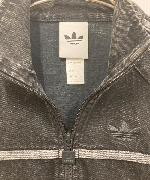 adidas（アディダス）adidas (アディダス) アディカラー ファースト ブラックデニム トラックトップ ブラック サイズ:Sの古着・服飾アイテム