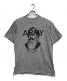 SOFFE（ソフィー）の古着「【ヨハネスブラームス】ARMY ロゴTシャツ」｜グレー