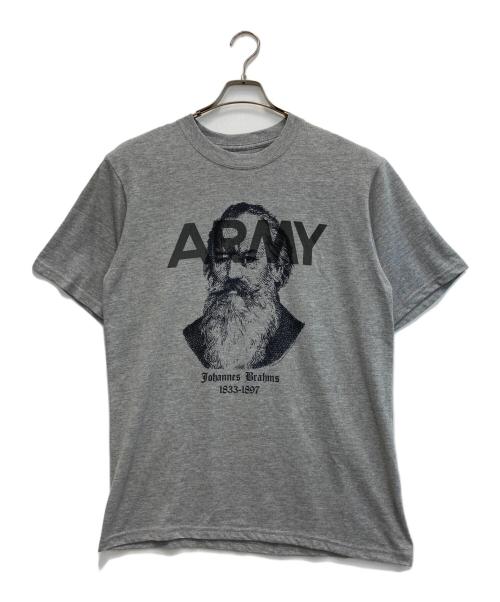 SOFFE（ソフィー）SOFFE (ソフィー) 【ヨハネスブラームス】ARMY ロゴTシャツ グレー サイズ:Mの古着・服飾アイテム