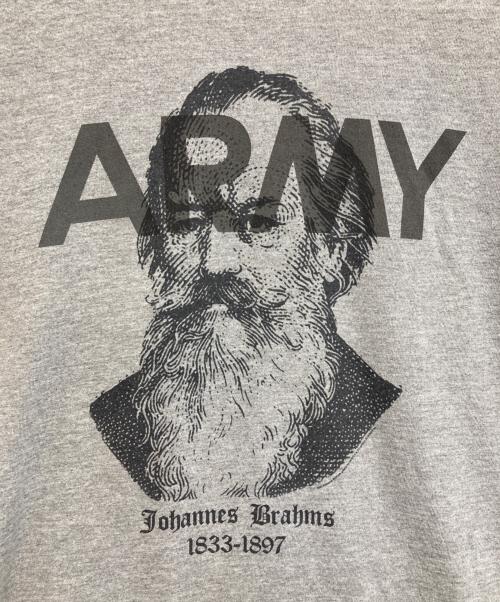 SOFFE（ソフィー）SOFFE (ソフィー) 【ヨハネスブラームス】ARMY ロゴTシャツ グレー サイズ:Mの古着・服飾アイテム