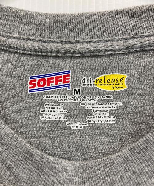 SOFFE（ソフィー）SOFFE (ソフィー) 【ヨハネスブラームス】ARMY ロゴTシャツ グレー サイズ:Mの古着・服飾アイテム