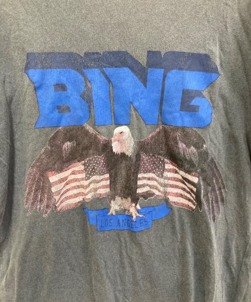 ANINE BING（アニン ビン）anine bing (アニン ビン) プリントTシャツ グレー サイズ:-の古着・服飾アイテム